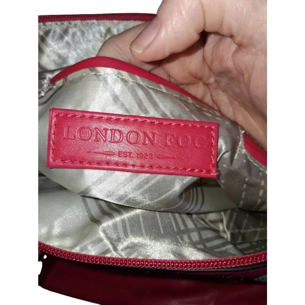 London fog convertible tote new without tags in watermelon